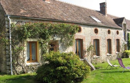 vue du jardin Gîte n°665 Poligny - Seine-et-Marne - vue du jardin